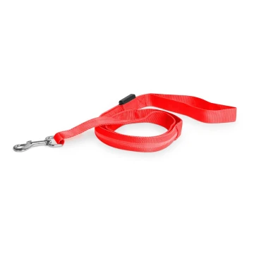 LED Rechargeable leash 120 cm 2xCR2032/5V/40 mAh red