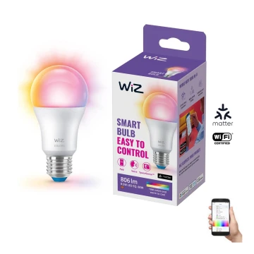 LED RGB Dimmable bulb A60 E27/8,5W/230V 2200-6500K Wi-Fi - WiZ