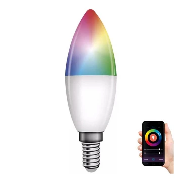 LED RGB Dimmable bulb GoSmart E14/4,8W/230V 2700-6500K Tuya
