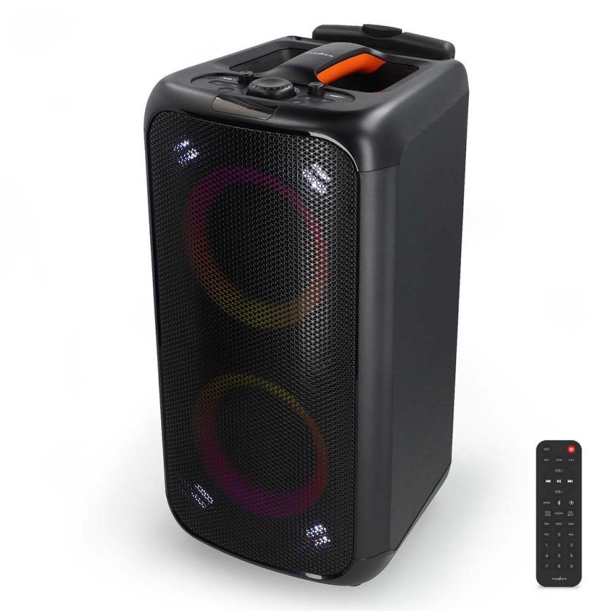 LED RGB Rechargeable speaker 240W/4000 mAh + remote control