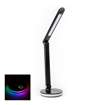 LED RGB Rechargeable table lamp with a power bank function LED/12W/5V 2800-6000K black