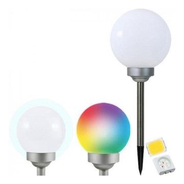 LED RGB Solar lamp LED/0,2W/AA 1,2V/600mAh IP44