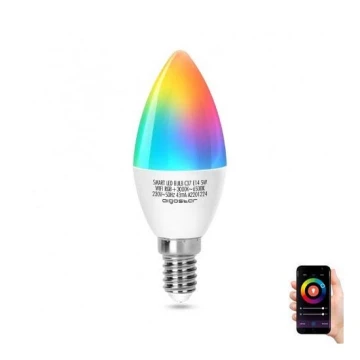 LED RGBW Bulb C37 E14/5W/230V 3000-6500K Wi-Fi - Aigostar