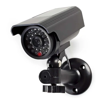 LED Security camera mockup with a solar panel 2xAA IP44