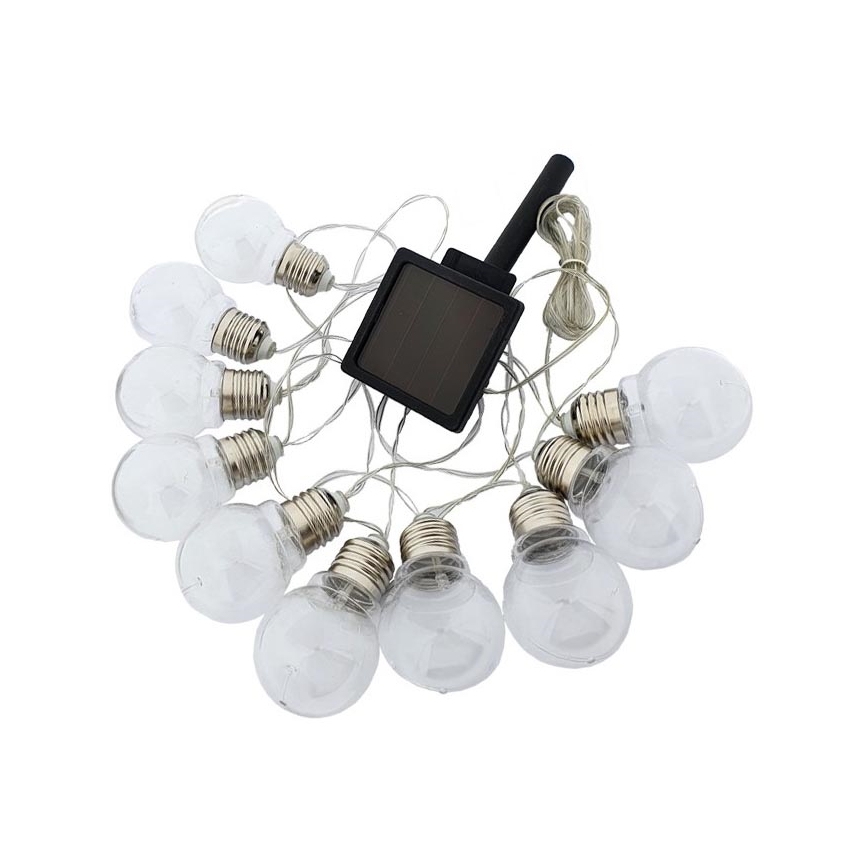 LED Solar chain 10xLED/2m IP44 warm white