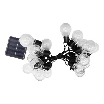 LED - Solar chain 20xLED/0,12W/1,2V 1xAA IP44 3000K