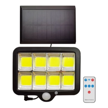 LED Solar floodlight with a sensor INTEGRA LED/3W/3,7V IP44 + remote control