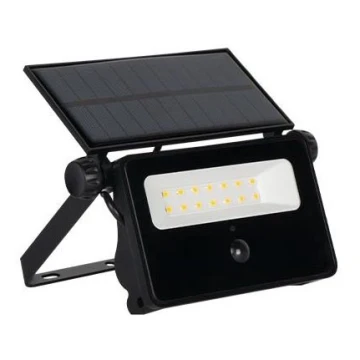 LED Solar floodlight with a sensor LED/30W/5,5V IP65