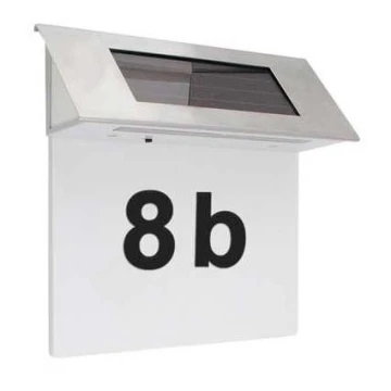 LED solar house number