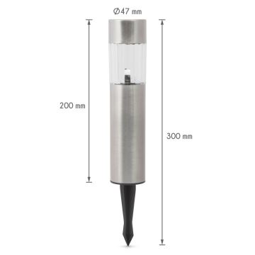 LED Solar lamp LED/1x2/3AAA IP44