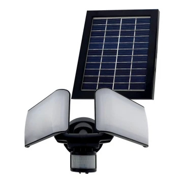 LED Solar outdoor floodlight with sensor LED/20W/5,5V IP44