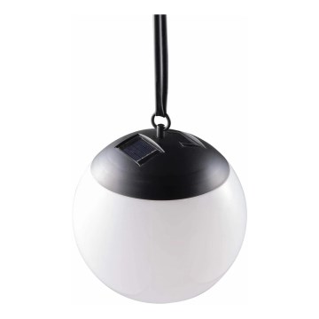 LED Solar pendant light KIARA LED/1,2V IP44 black