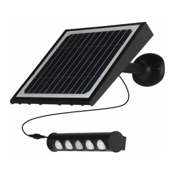 LED Solar wall lamp with a sensor LED/8W/3,7V 4000 mAh 4000K IP65