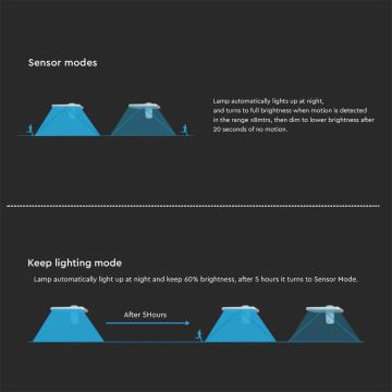 LED Solar wall light with sensor LED/15W/3,2V 4000K/6000K IP65 white