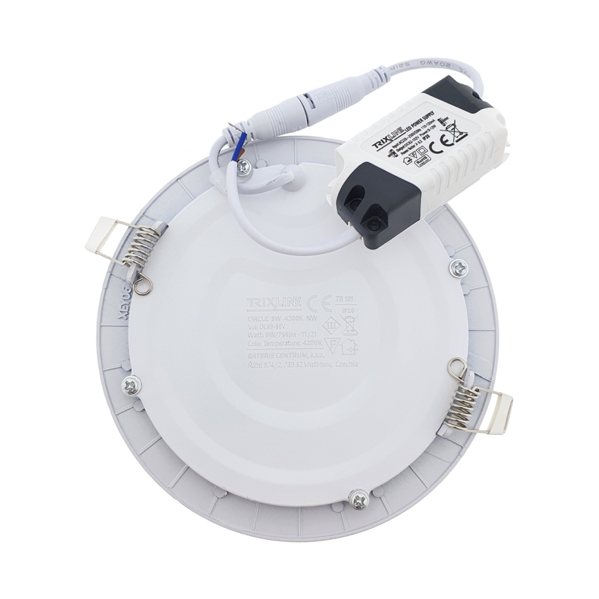 LED Suspended ceiling light ROUND LED/9W/230V 4200K