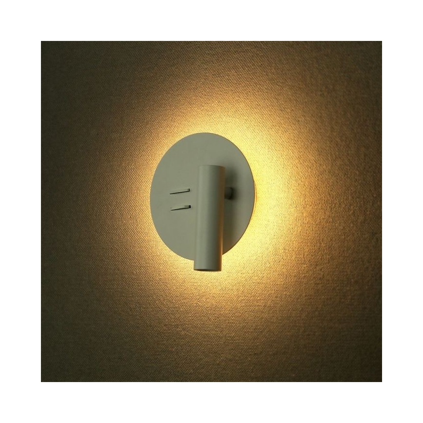 LED Wall light LED/3W/230V + LED/6W/230V 3000K white