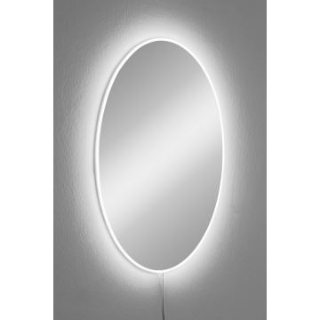 LED Wall mirror with a backlight BELROSA 60x40 cm white