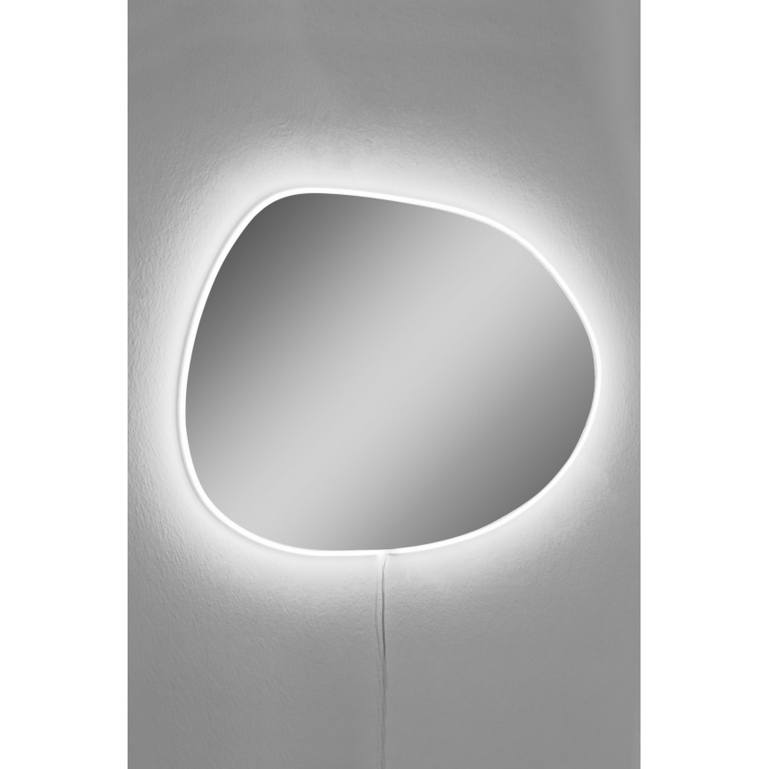 LED Wall mirror with a backlight PIAGO 46x60 cm white