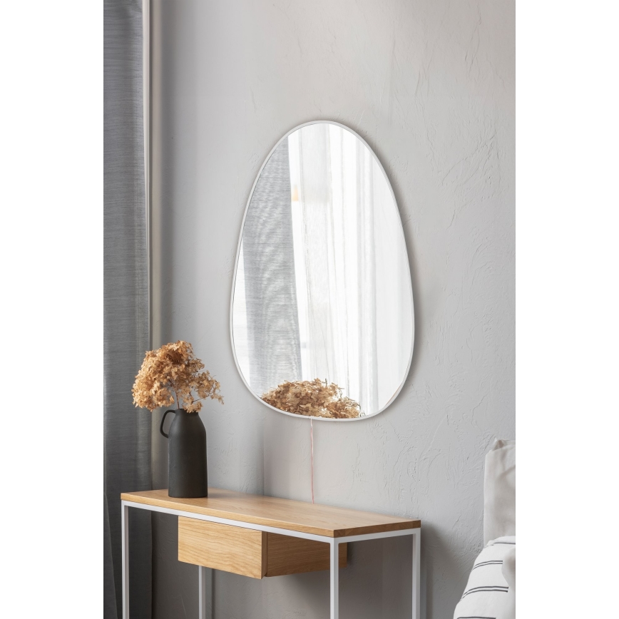 LED Wall mirror with a backlight QUIPPY 52x62 cm white