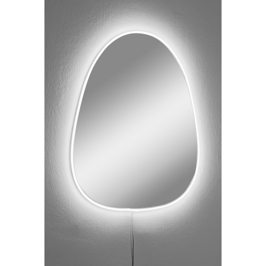 LED Wall mirror with a backlight QUIPPY 52x62 cm white