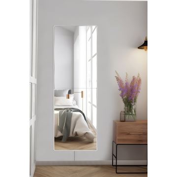 LED Wall mirror with a backlight RECTANGULAR 120x40 cm white