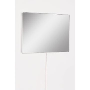 LED Wall mirror with a backlight RECTANGULAR 60x40 cm white