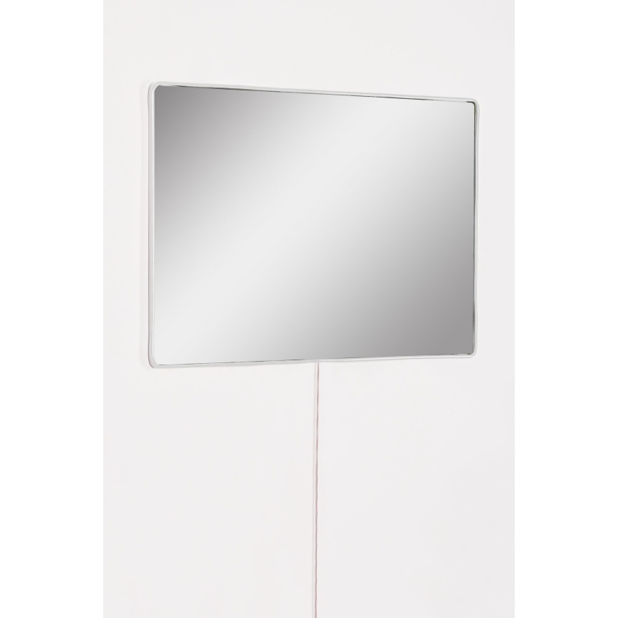 LED Wall mirror with a backlight RECTANGULAR 60x40 cm white