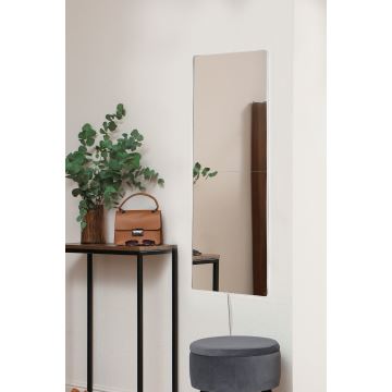 LED Wall mirror with a backlight RECTANGULAR 80x20 cm white