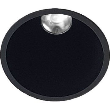 LED2 - LED Bathroom recessed light ZERO LED/10W/230V 3000K CRI 95 IP43 black d. 10,9 cm