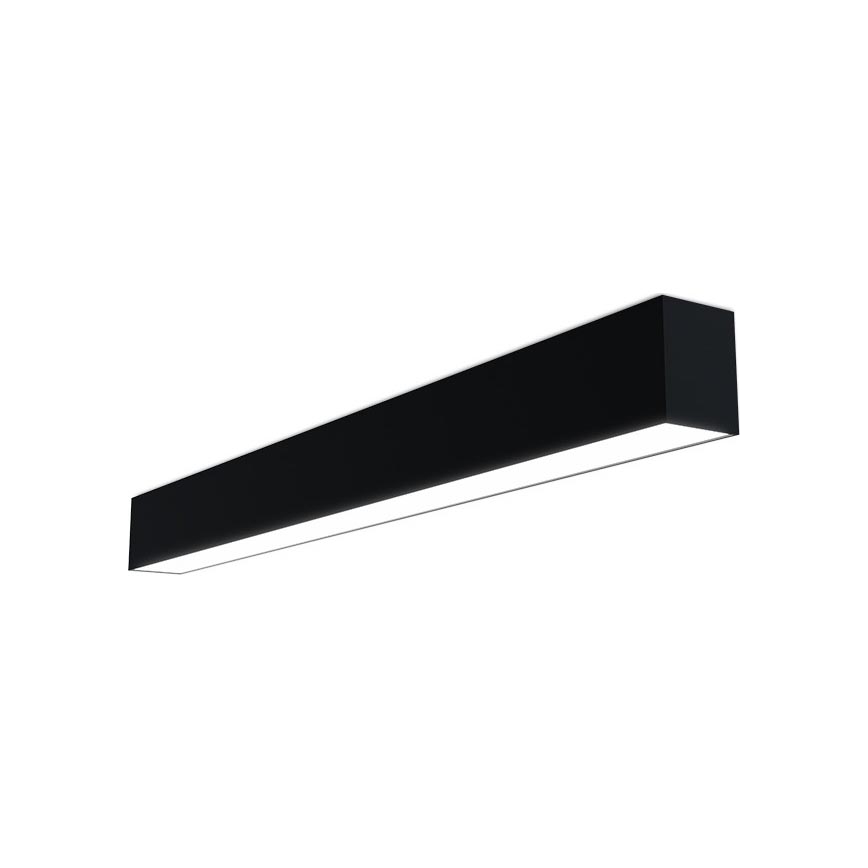 LED2 - LED Ceiling light LINO LED/24W/230V 3000K/3500K/4000K black 90 cm