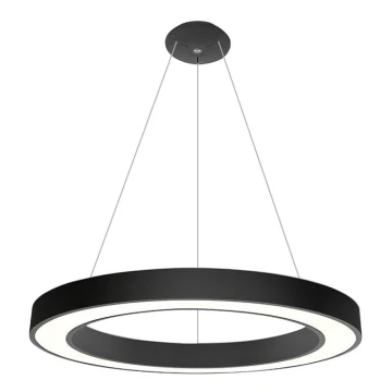 LED2 - LED Chandelier on a string SATURN LED/80W/230V 3000K d. 80 cm black