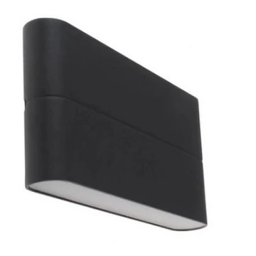 LED2 - LED Outdoor wall light FLAT 2xLED/6W/230V anthracite IP54