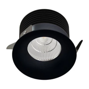 LED2 - LED Recessed spotlight SPOT LED/9W/230V black IP44