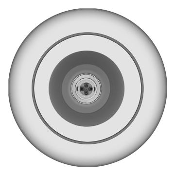 Ledvance - Ceiling light CONE 1xE27/40W/230V