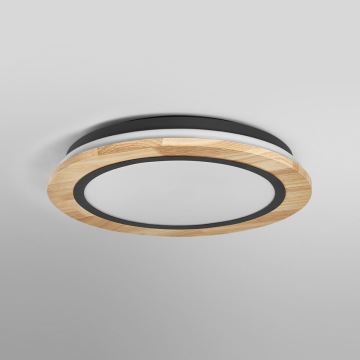 Ledvance - LED Dimmable ceiling light SMART+ ORBIS WOOD LED/24W/230V 2700-6500K oak Wi-Fi