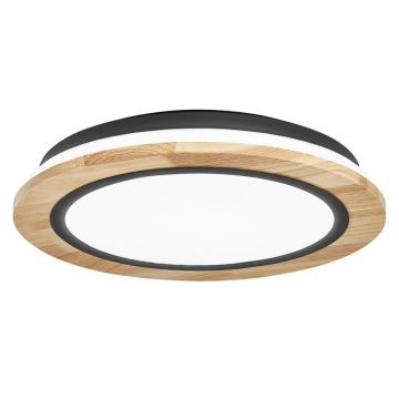 Ledvance - LED Dimmable ceiling light SMART+ ORBIS WOOD LED/24W/230V 2700-6500K oak Wi-Fi