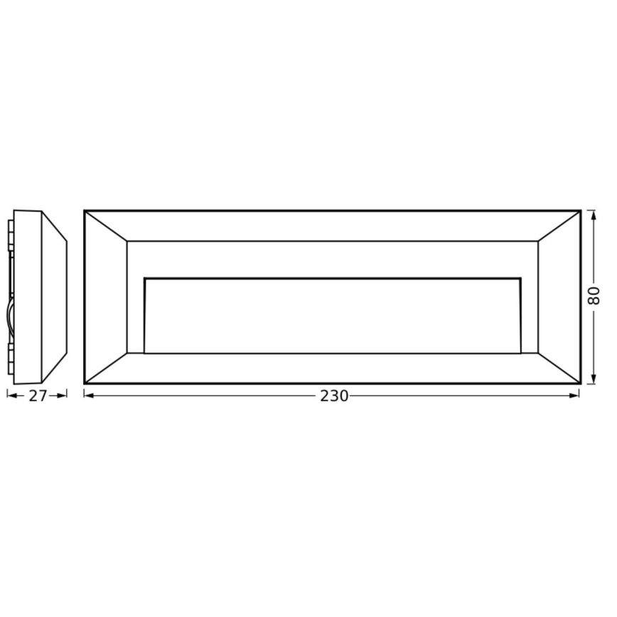 Ledvance - LED Outdoor wall light ENDURA STYLE IVAN LED/1,9W/230V IP65