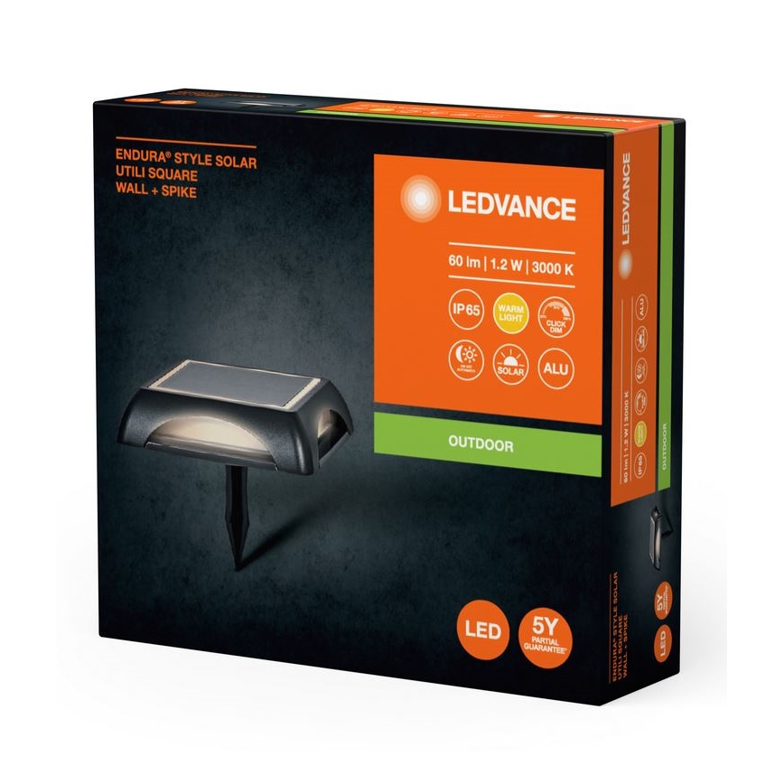 Ledvance - LED Dimmable solar lamp ENDURA STYLE SOLAR LED/1,2W/3,7V IP65