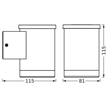 Ledvance - LED Solar wall light ENDURA STYLE SOLAR LED/0,5W/2,4V IP44