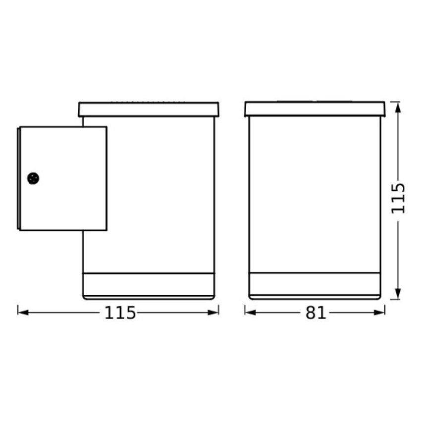 Ledvance - LED Solar wall light ENDURA STYLE SOLAR LED/0,5W/2,4V IP44