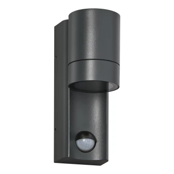 Ledvance - Outdoor wall light with a sensor ISIDOR 1xGU10/35W/230V IP65