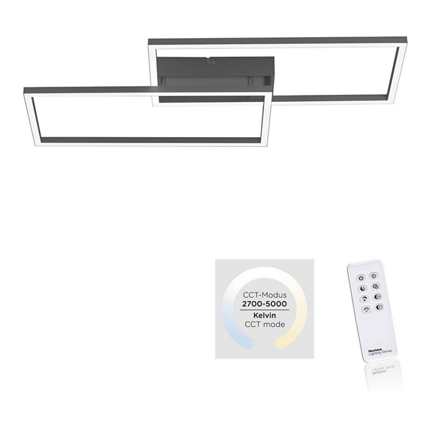 Leuchten Direkt 14140-18 - LED Dimming ceiling light IVEN 2xLED/13.5W/230V + remote control