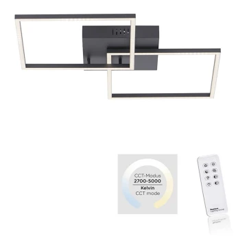 Leuchten Direkt 14141-18 - LED Dimmable ceiling light IVEN 2xLED/14W/230V + remote controller