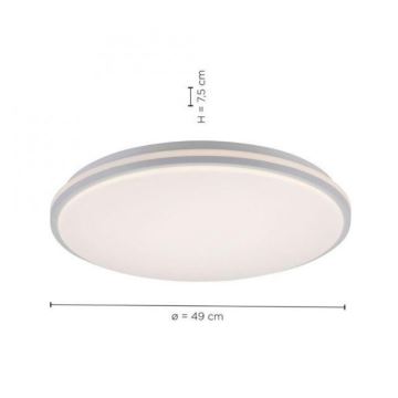 Leuchten Direkt 14209-16 - LED Dimmable ceiling light COLIN LED/32,4W/230V