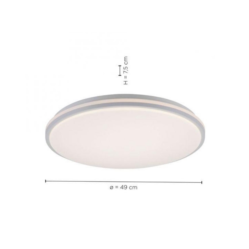 Leuchten Direkt 14209-16 - LED Dimmable ceiling light COLIN LED/32,4W/230V