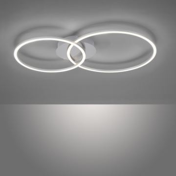 Leuchten Direkt 14537-55 - LED Dimming ceiling light IVANKA LED/14W/230V + LED/12W