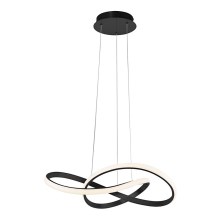 Leuchten Direkt 15402-18-LED Dimmable chandelier on a string MARIA LED/25W/230V black