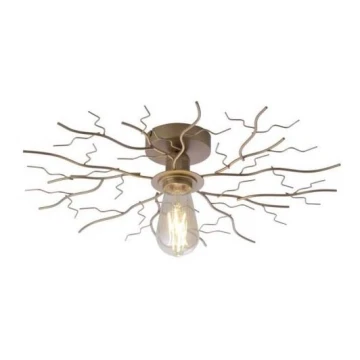 Leuchten Direkt 15638-60 - Surface-mounted chandelier LIMB 1xE27/40W/230V brass