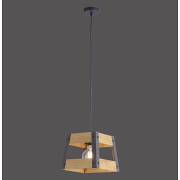 Leuchten Direkt 15720-79 - Chandelier on a string CRATE 1xE27/60W/230V