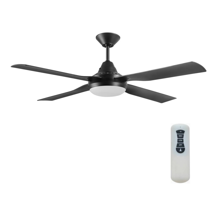 Lucci air 212899 - LED Dimmable ceiling fan MOONAH 1xGX53/21W/230V black + remote control
